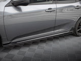 Street PRO Side Skirts Diffusers compatible with Honda Civic Sport Mk10