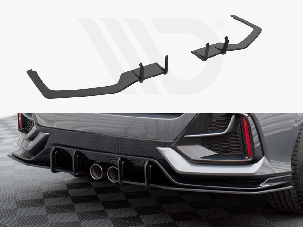 Street PRO Rear Diffuser Honda Civic Sport Mk 10