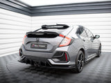 Street PRO Rear Side Splitters V.1 compatible with Honda Civic Sport Mk10 Facelift