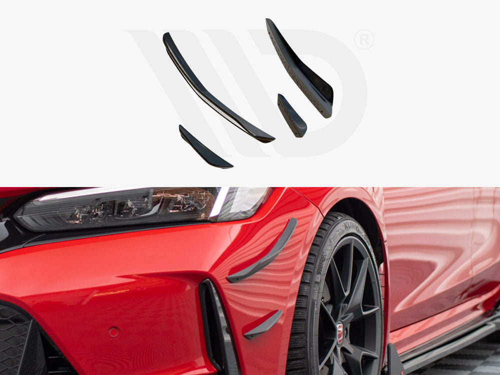 MAXTON DESIGN Front Bumper Wings (Canards) Honda Civic Type-R Mk 11