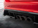 Rear Splitter (Vertical Bars) V.1 + Flaps compatible with Honda Civic Type-R Mk11