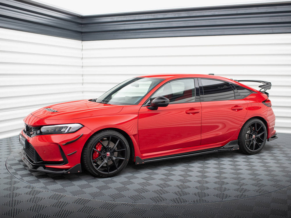 Side Skirts Diffusers V.1 + Flaps compatible with Honda Civic Type-R Mk11