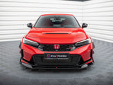 Front Splitter V.1 + Flaps compatible with Honda Civic Type-R Mk11