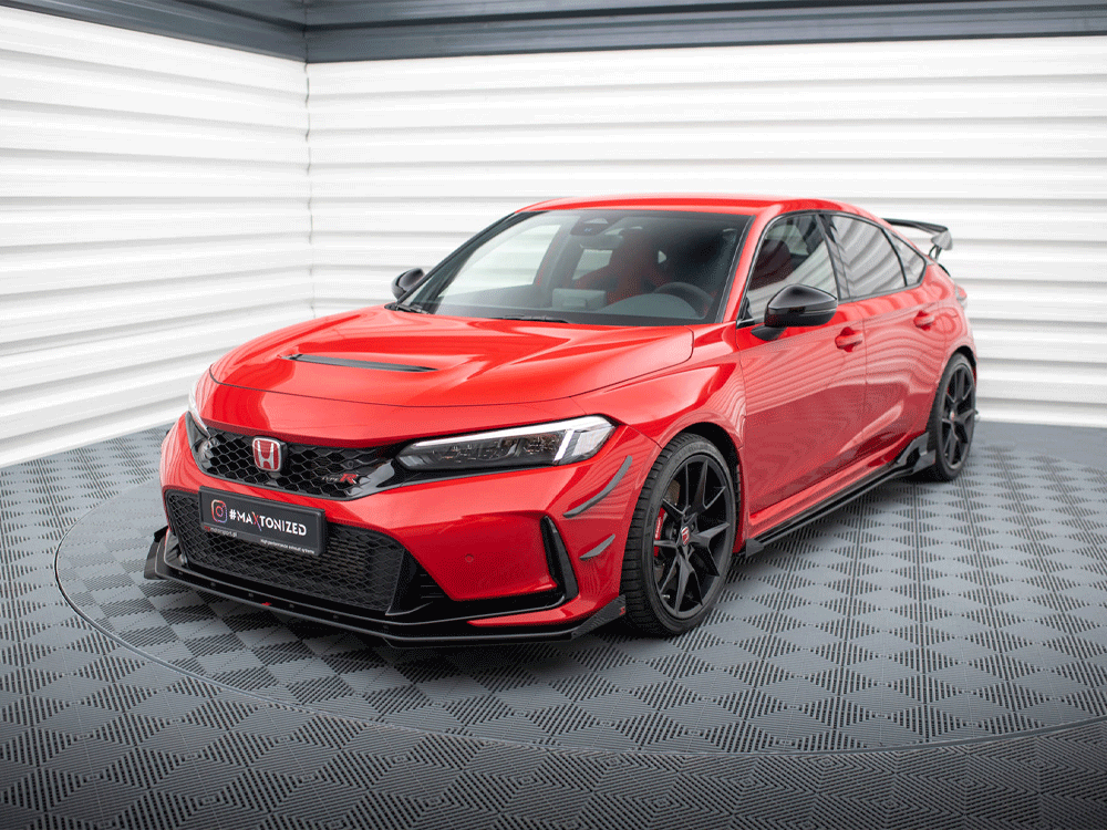 Street PRO Front Splitter + Flaps compatible with Honda Civic Type-R Mk11