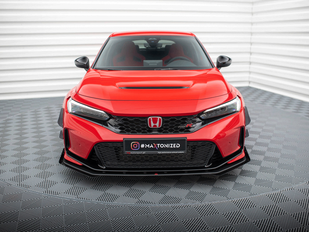 Street PRO Front Splitter + Flaps compatible with Honda Civic Type-R Mk11