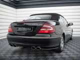 Rear Side Splitters V.1 Mercedes CLK W209