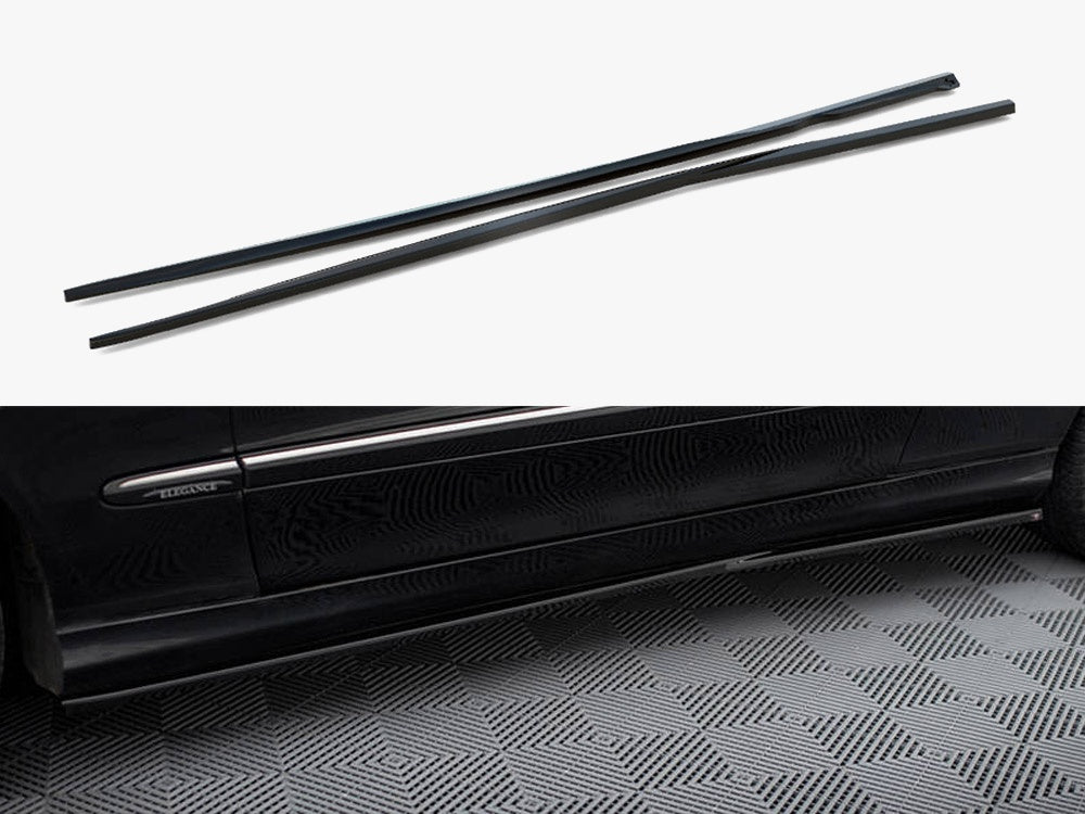 Side Skirts Diffusers compatible with Mercedes CLK W209