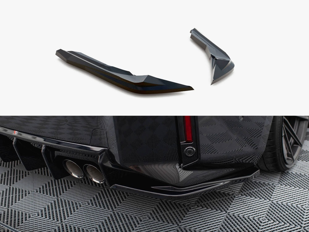 Rear Side Splitters V.3 (For Rear Valance V.1) compatible with BMW M2 G87