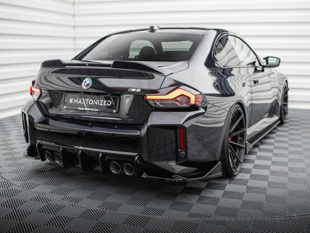 Rear Side Splitters V.4 (For Rear Valance V.1) compatible with BMW M2 G87
