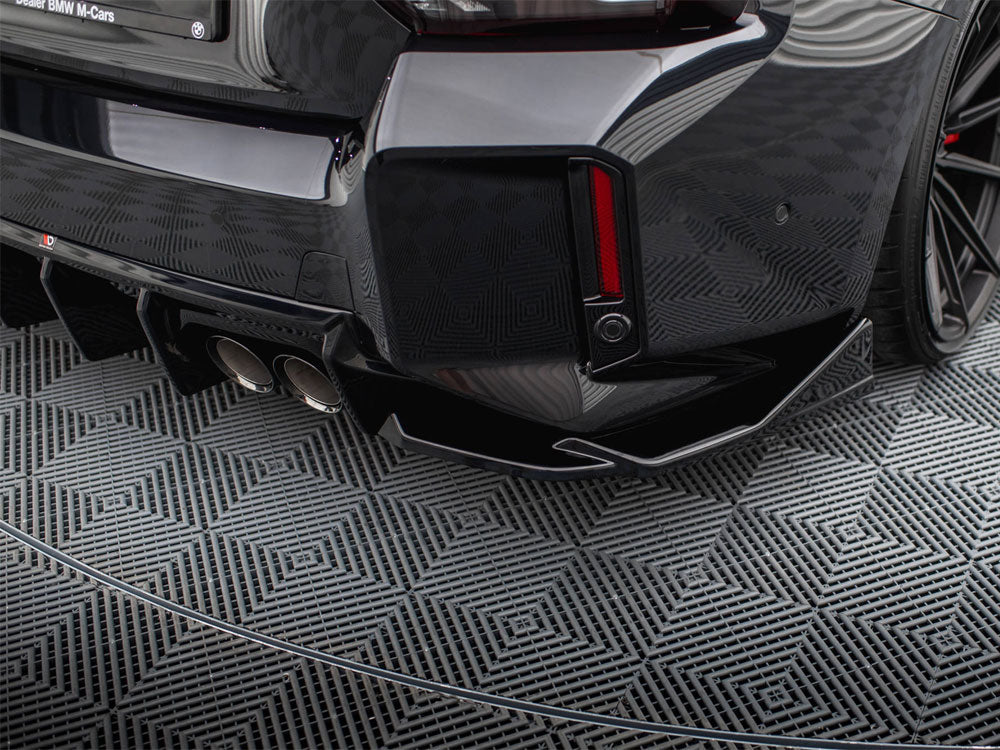 Rear Side Splitters V.4 (For Rear Valance V.1) compatible with BMW M2 G87