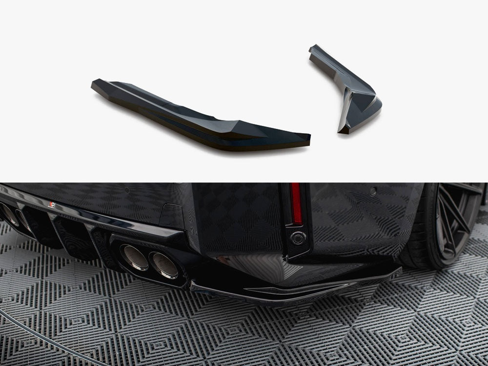 Rear Side Splitters V.5 (For Rear Valance V.2) compatible with BMW M2 G87