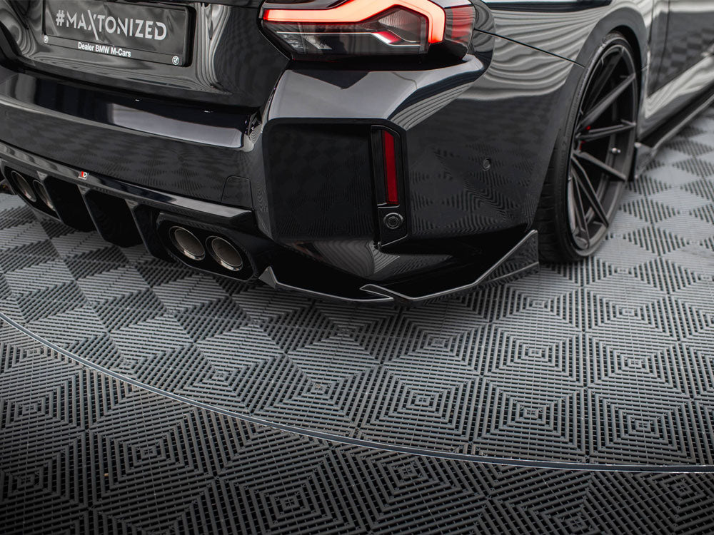 Rear Side Splitters V.6 (For Rear Valance V.2) compatible with BMW M2 G87