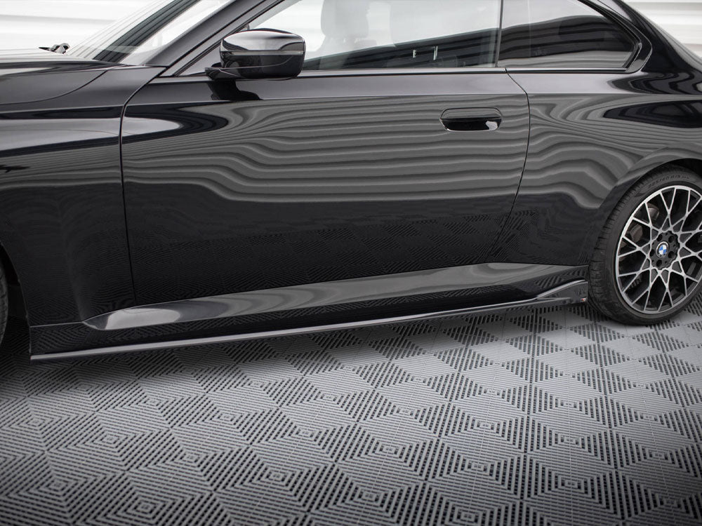 Side Skirts Diffusers V.2 compatible with BMW 2 Coupe G42
