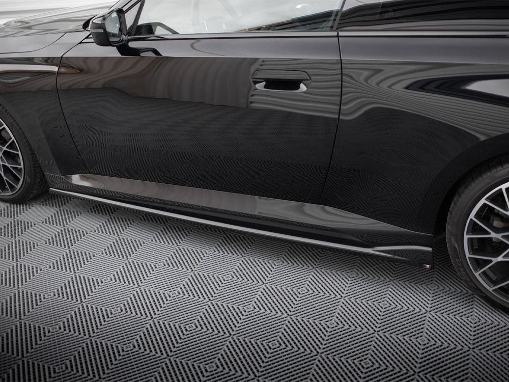 Side Skirts Diffusers V.2 compatible with BMW 2 Coupe G42