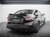 Street Pro Rear Side Splitters + Flaps compatible with BMW 2 Coupe G42