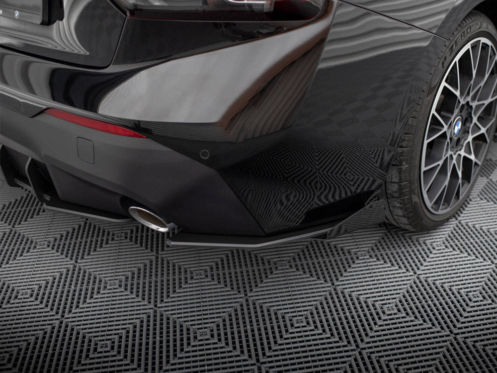 Street Pro Rear Side Splitters + Flaps compatible with BMW 2 Coupe G42