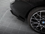 Street Pro Rear Side Splitters + Flaps compatible with BMW 2 Coupe G42