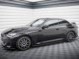 Street PRO Side Skirts Diffusers compatible with BMW 2 Coupe G42