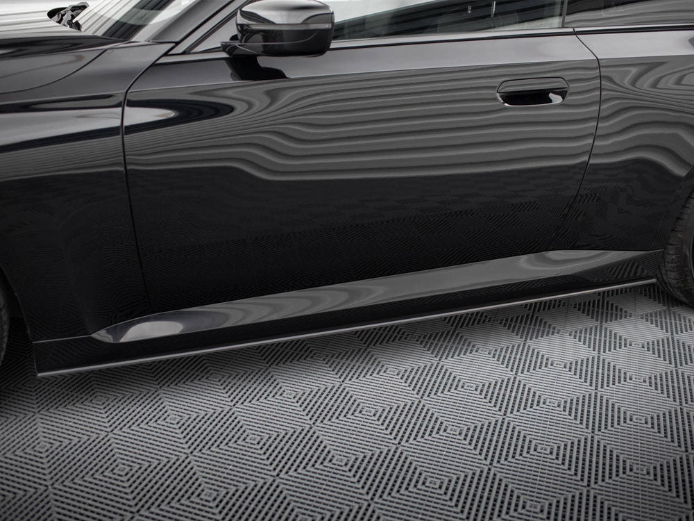 Street PRO Side Skirts Diffusers compatible with BMW 2 Coupe G42