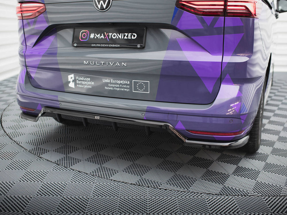Rear Splitter (Vertical Bars) compatible with VW Multivan T7
