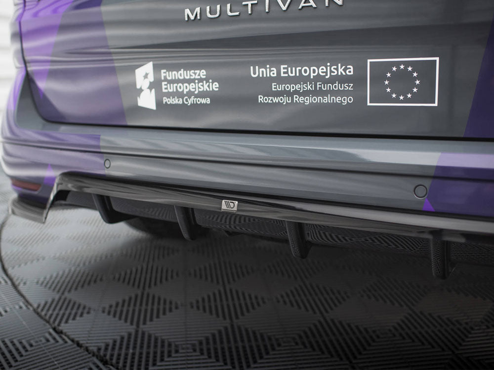 Rear Splitter (Vertical Bars) compatible with VW Multivan T7