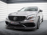 Front Splitter V.1 compatible with Mercedes-AMG C63 Sedan / Estate W205 Facelift