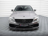 Front Splitter V.1 compatible with Mercedes-AMG C63 Sedan / Estate W205 Facelift