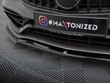 Front Splitter V.1 compatible with Mercedes-AMG C63 Sedan / Estate W205 Facelift