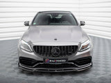 Front Splitter V.2 compatible with Mercedes-AMG C63 Sedan / Estate W205 Facelift