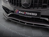 Front Splitter V.2 compatible with Mercedes-AMG C63 Sedan / Estate W205 Facelift