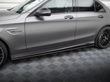 Side Skirts Diffusers compatible with Mercedes-AMG C63 Sedan / Estate W205 Facelift