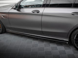 Side Skirts Diffusers compatible with Mercedes-AMG C63 Sedan / Estate W205 Facelift