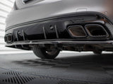 Rear Splitter (Vertical Bars) compatible with Mercedes-AMG C63 Sedan / Estate W205 Facelift