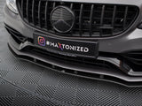 Street PRO Front Splitter compatible with Mercedes-AMG C63 Sedan / Estate W205 Facelift