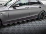 Street PRO Side Skirts Diffusers compatible with Mercedes-AMG C63 Sedan / Estate W205 Facelift