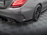 Street Pro Rear Side Splitters compatible with Mercedes-AMG C63 Sedan / Estate W205 Facelift