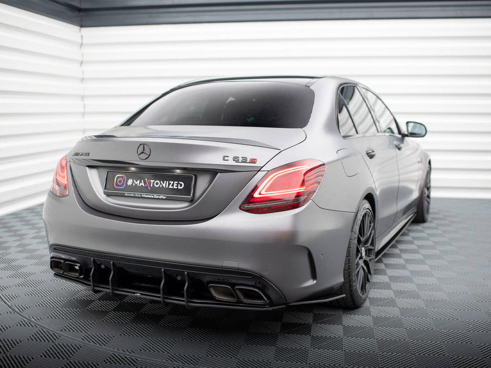 Street PRO Rear Diffuser compatible with Mercedes-AMG C63 Sedan / Estate W205 Facelift