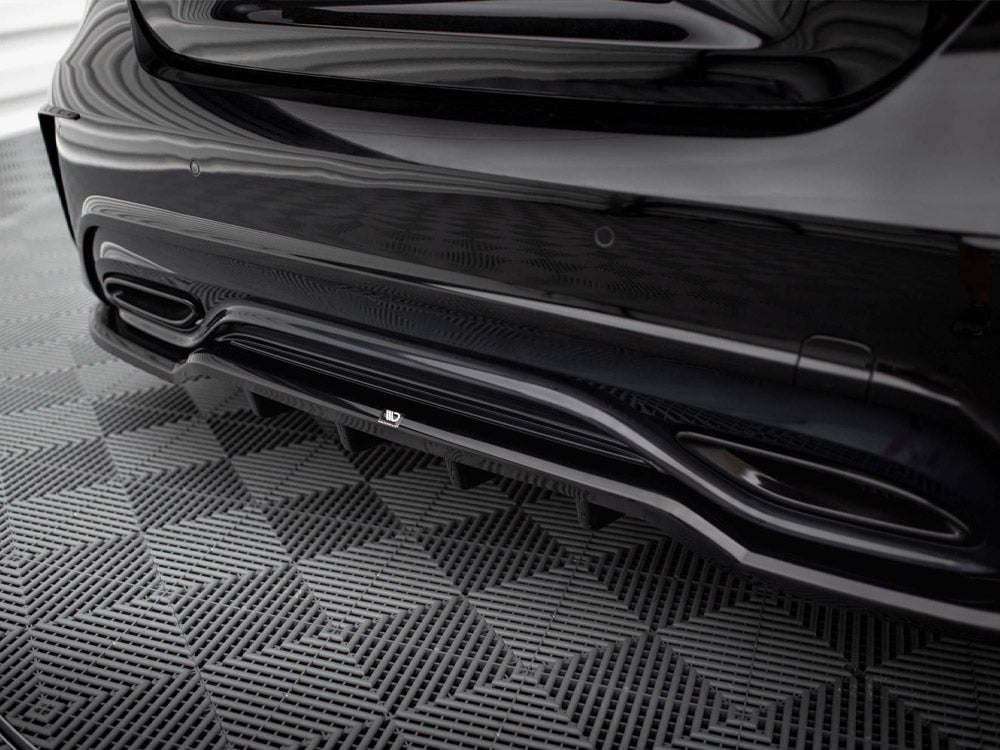 Rear Splitter (Vertical Bars) compatible with Mercedes-Benz A AMG Line W176 Facelift