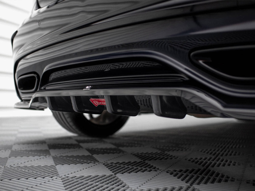 Rear Splitter (Vertical Bars) compatible with Mercedes-Benz A AMG Line W176 Facelift