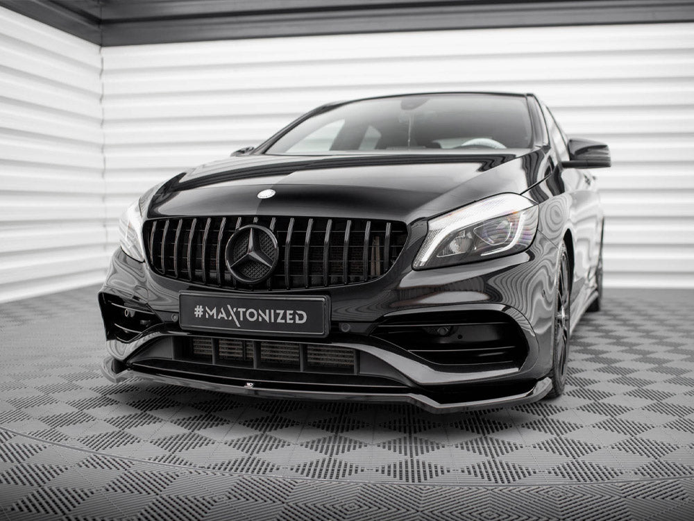 Front Splitter V.1 compatible with Mercedes-Benz A AMG Line W176 Facelift