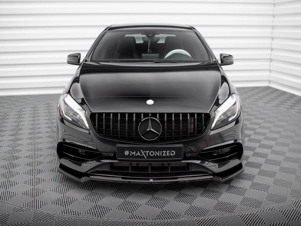 Front Splitter V.1 compatible with Mercedes-Benz A AMG Line W176 Facelift