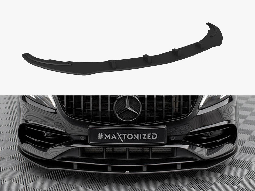 Street PRO Front Splitter compatible with Mercedes-Benz A AMG Line W176 Facelift