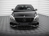 Street PRO Front Splitter compatible with Mercedes-Benz A AMG Line W176 Facelift