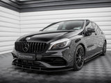 Street PRO Front Splitter compatible with Mercedes-Benz A AMG Line W176 Facelift