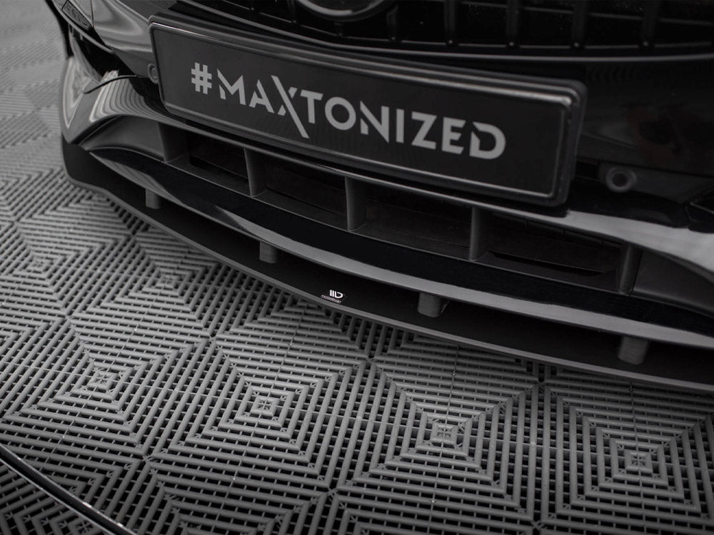 Street PRO Front Splitter compatible with Mercedes-Benz A AMG Line W176 Facelift