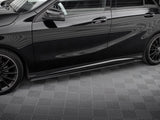 Street PRO Side Skirts Diffusers compatible with Mercedes-Benz A AMG Line W176 Facelift