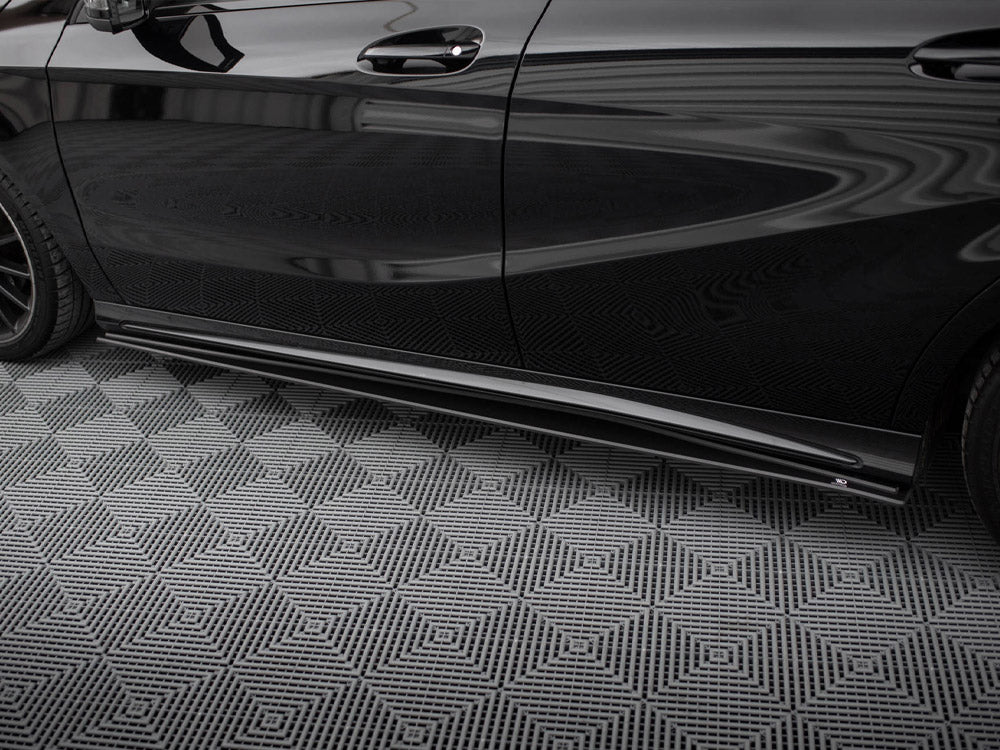 Street PRO Side Skirts Diffusers compatible with Mercedes-Benz A AMG Line W176 Facelift