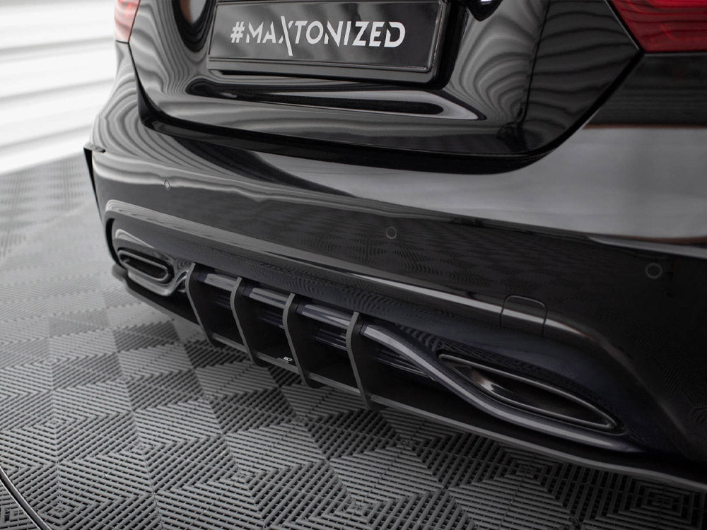 Street PRO Rear Diffuser compatible with Mercedes-Benz A AMG Line W176 Facelift