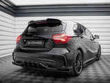 Street PRO Rear Diffuser + Flaps compatible with Mercedes-Benz A AMG Line W176 Facelift