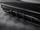 Street PRO Rear Diffuser + Flaps compatible with Mercedes-Benz A AMG Line W176 Facelift